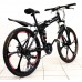 Bicycle Mercedes Benz Black on cast wheels with 6 spoke wheels